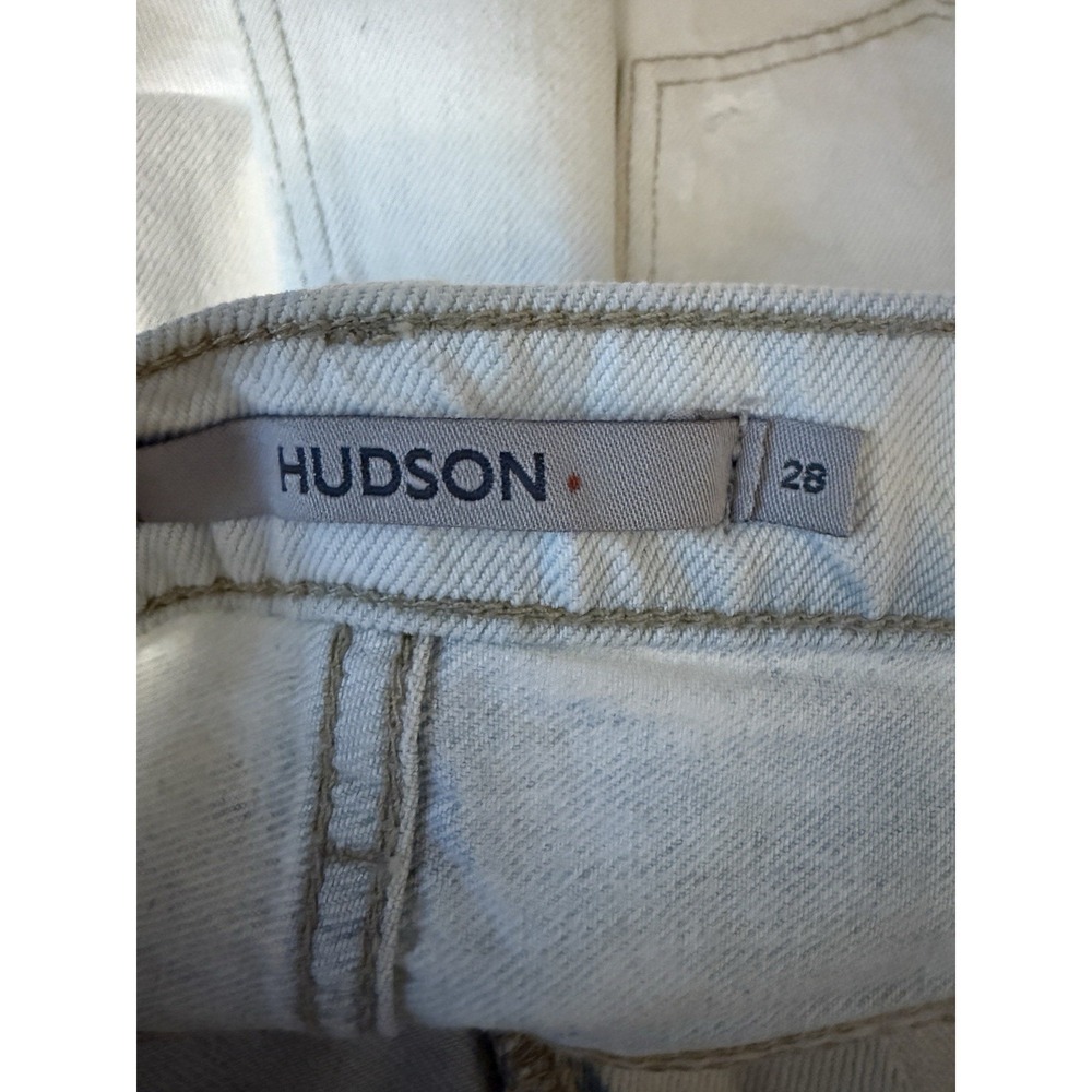 Hudson Devon High Rise Boyfriend Denim Shorts Cut Off Size 28 NWT Read Descript - Picture 9 of 12